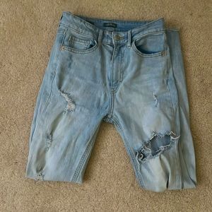 Light wash jeans